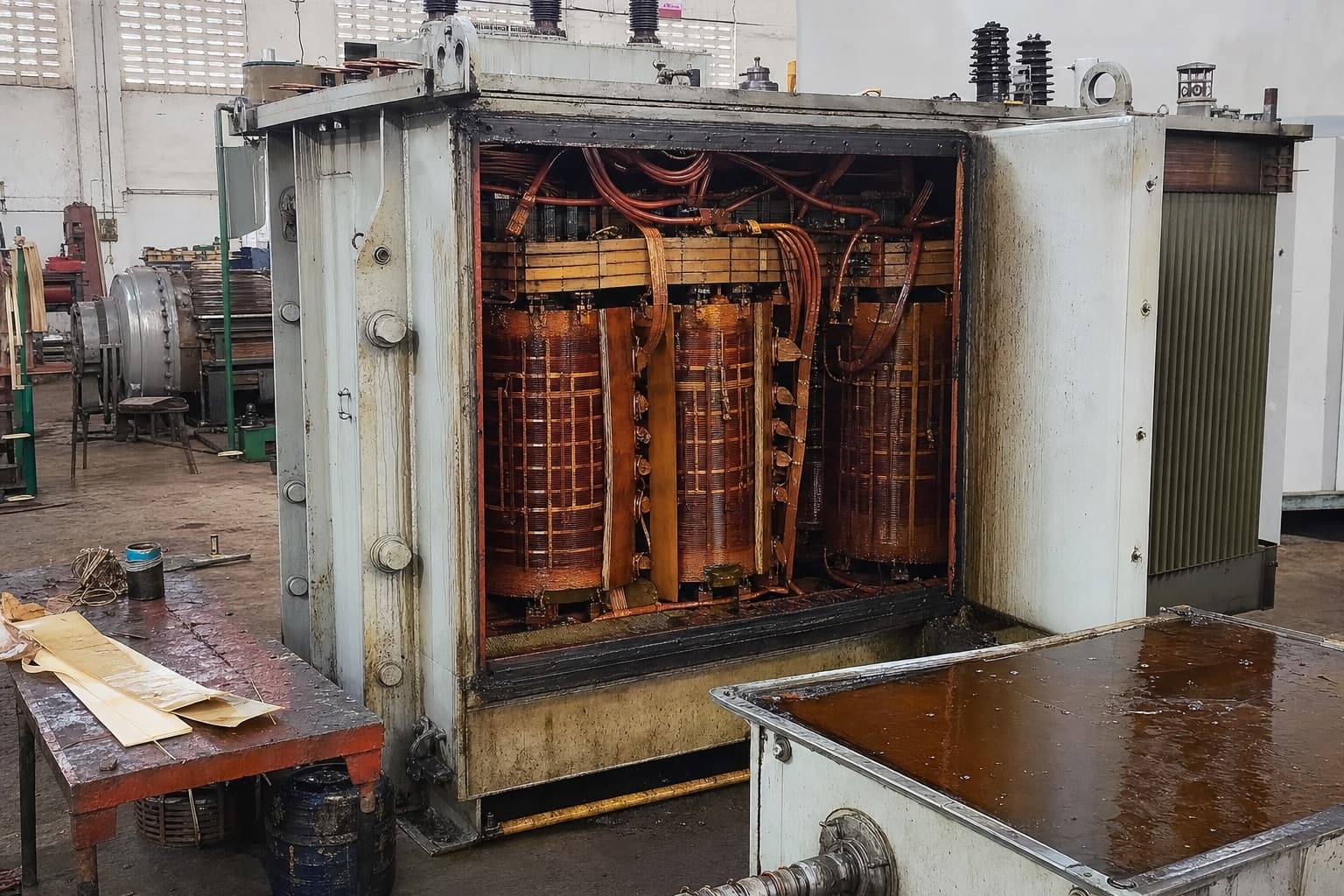 Furnace Transformer Maintenance — workshop photo 1 from Trafo Engineering in Karachi